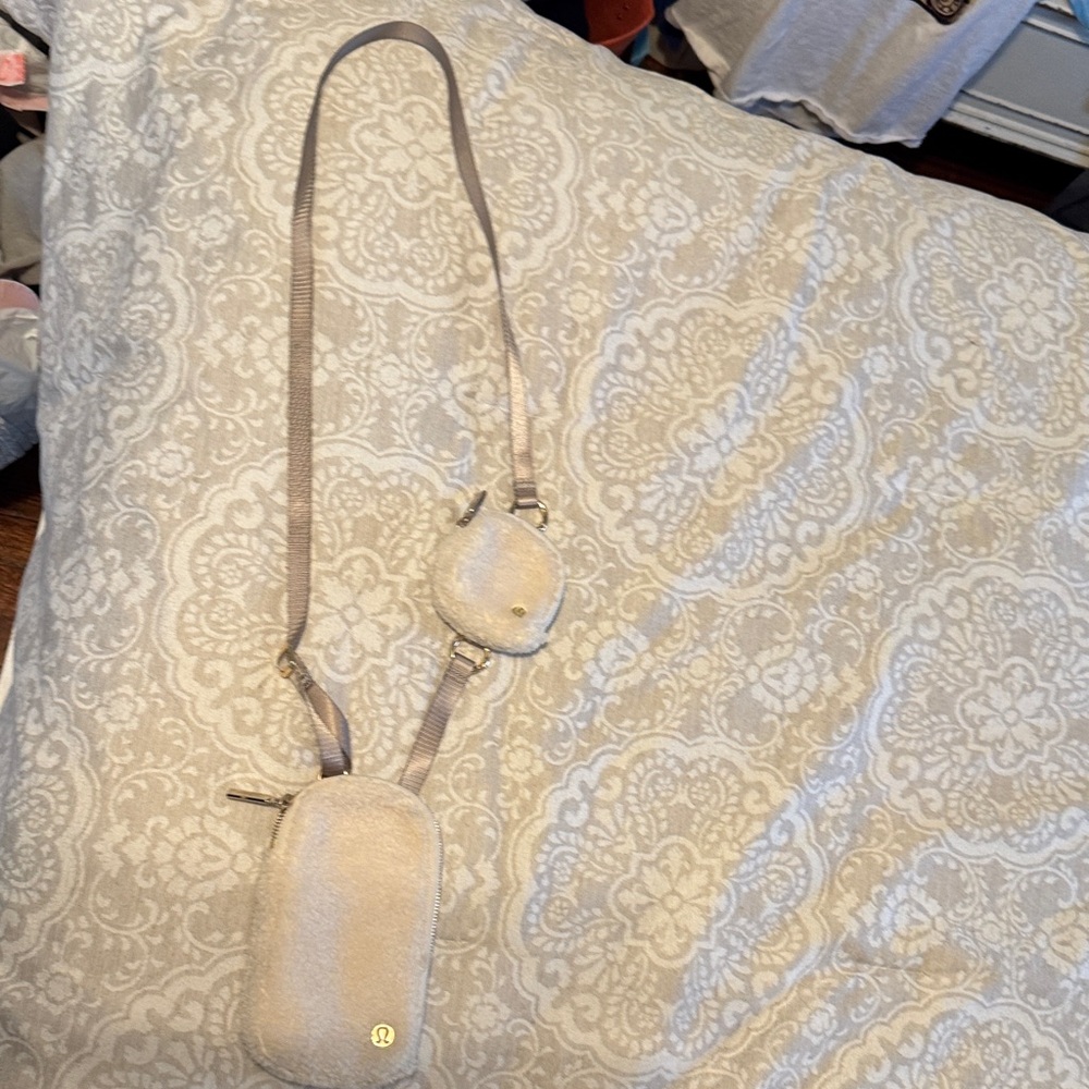 Lululemon Athletica Beige Crossbody Bag Set